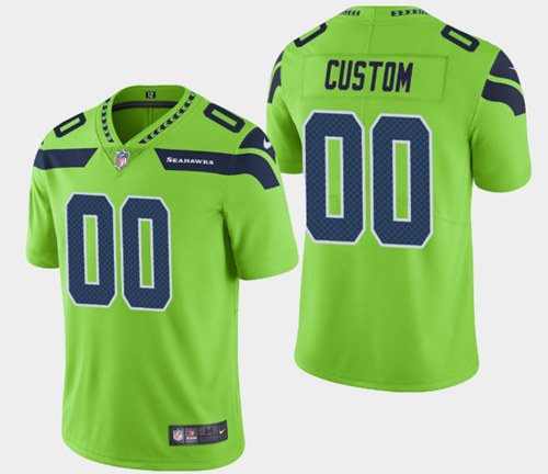 Custom Seattle Seahawks Vapor Untouchable Limited Jersey